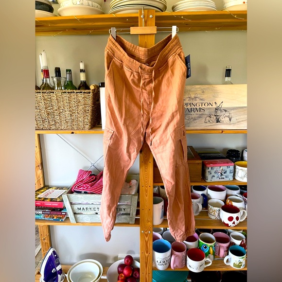 GAP Pants - GAP Peach Cargo Track Pants